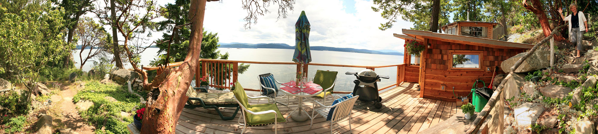 The Cliffhouse Treehouse Welcome You To Galiano Island